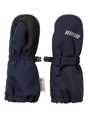 Name It Snow10 vanntette votter for baby - Dark Sapphire for barn - Brobrobrille