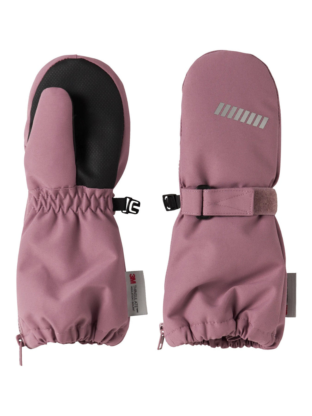Name It Snow10 vanntette votter for baby - Wistful Mauve for barn - Brobrobrille