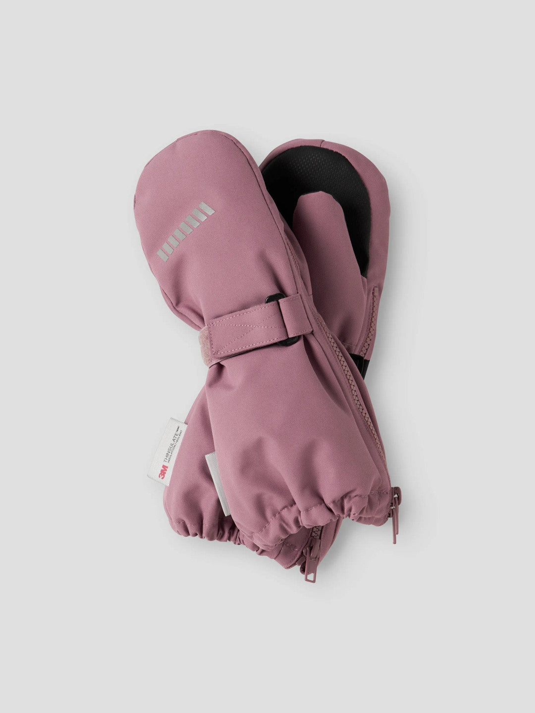 Name It Snow10 vanntette votter for baby - Wistful Mauve for barn - Brobrobrille