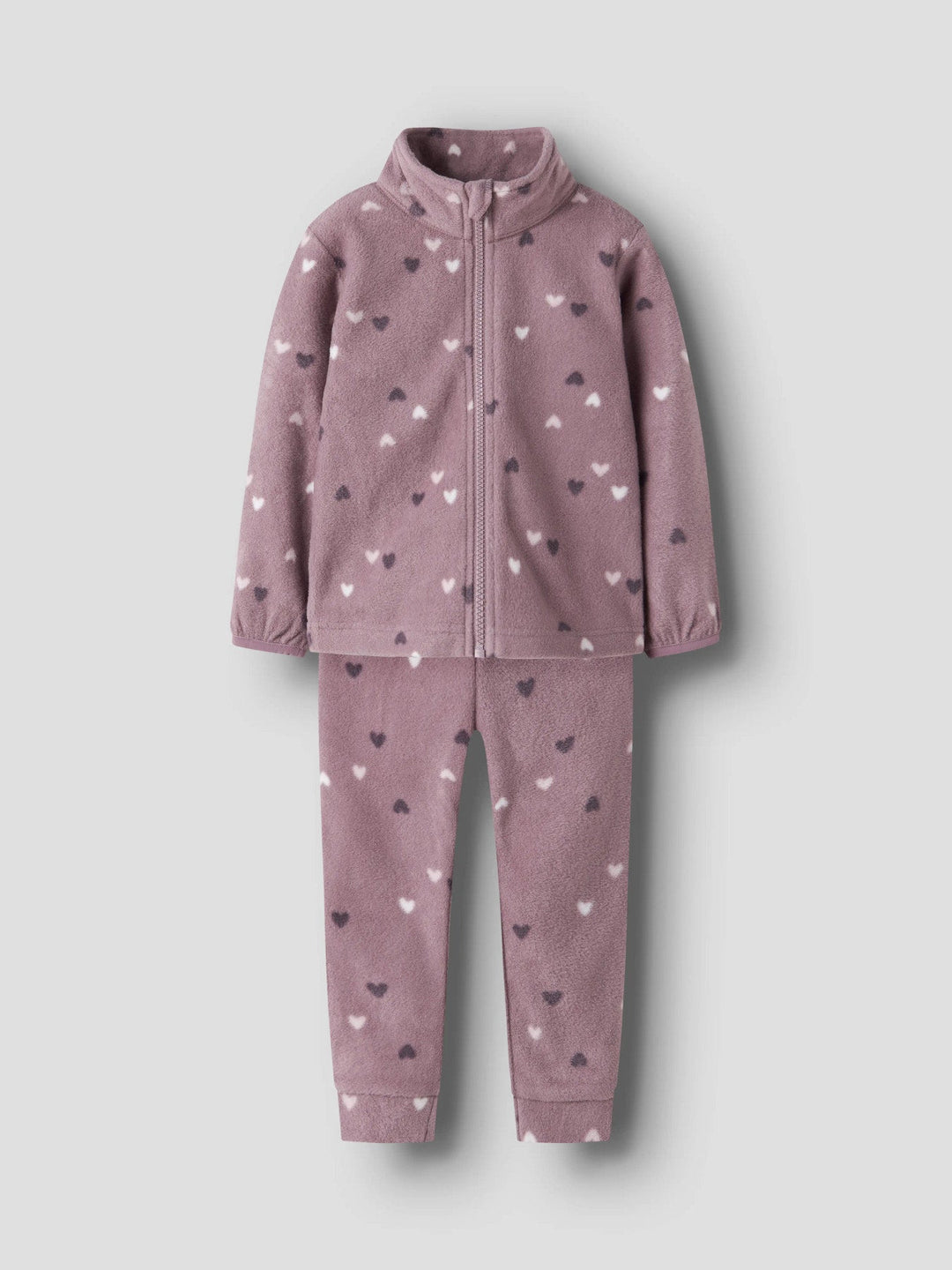 Name It Spektra Fleece Sett - Toadstool Hearts for barn - Brobrobrille