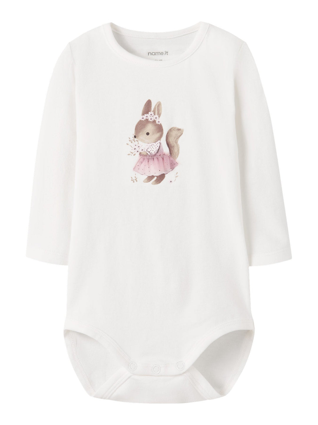 Name It Sunshine Langermet Body - Cloud Dancer for barn - Brobrobrille