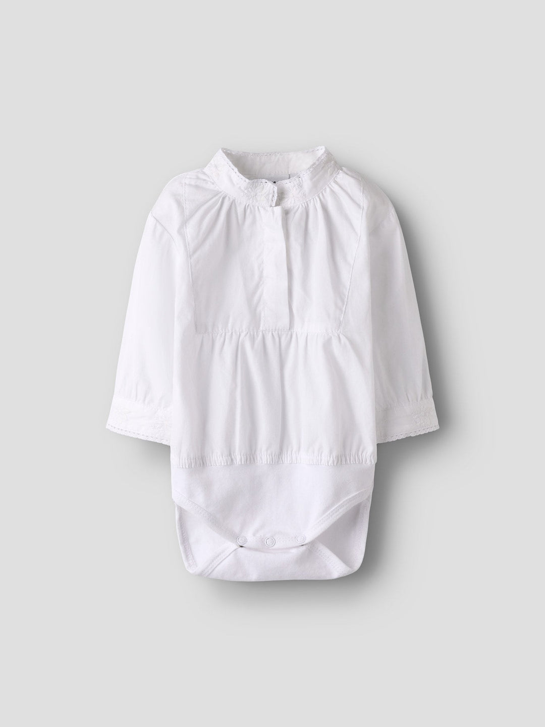 Name It Terina Body Skjorte XXVI - Bright White for barn - Brobrobrille