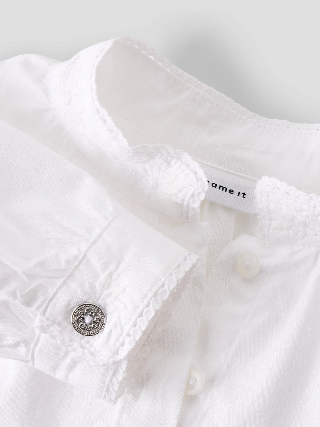 Name It Terina Skjorte XXVI til barn - Bright White for barn - Brobrobrille