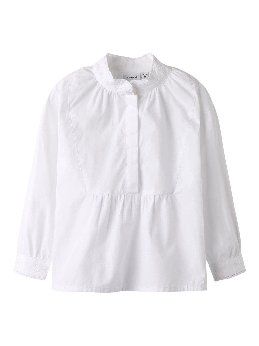 Name It Terina Skjorte XXVI til barn - Bright White for barn - Brobrobrille