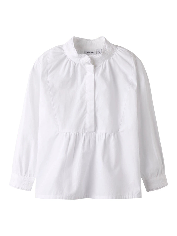 Name It Terina Skjorte XXVI til barn - Bright White for barn - Brobrobrille