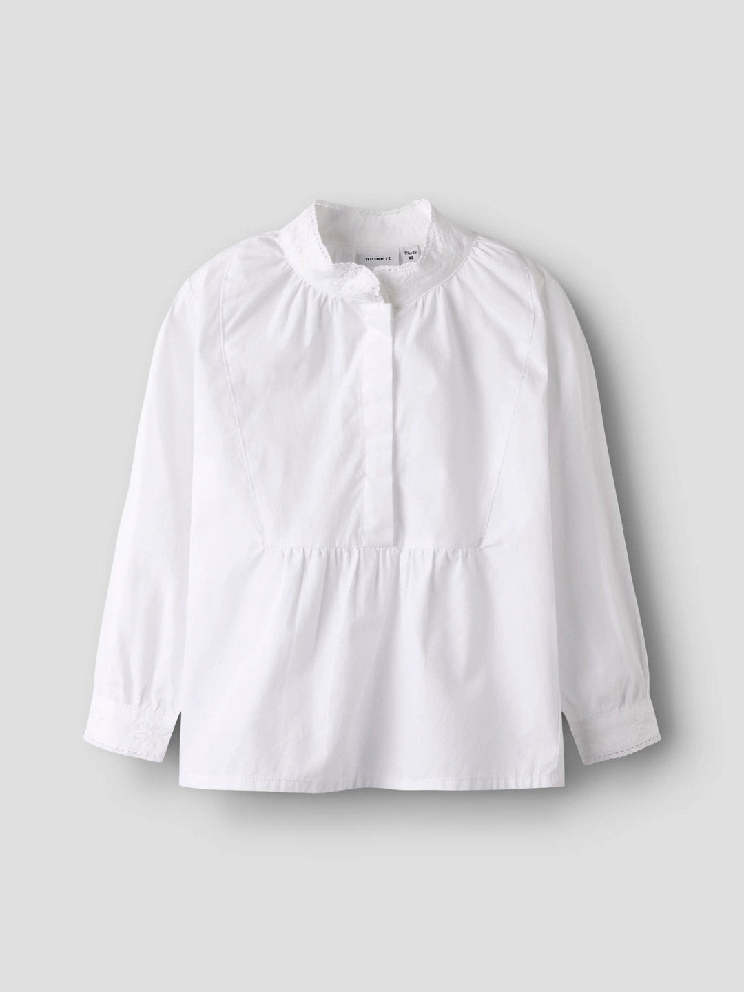 Name It Terina Skjorte XXVI til barn - Bright White for barn - Brobrobrille