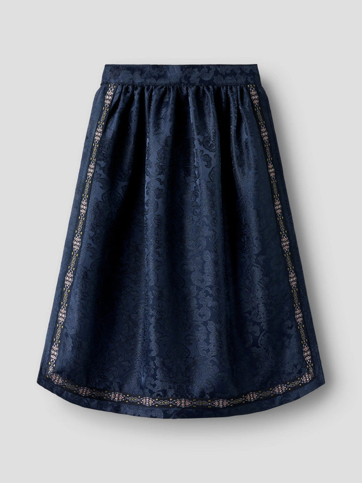 Name It Tetana Forkleskjørt Jacquard XXVI - Dark Sapphire for barn - Brobrobrille