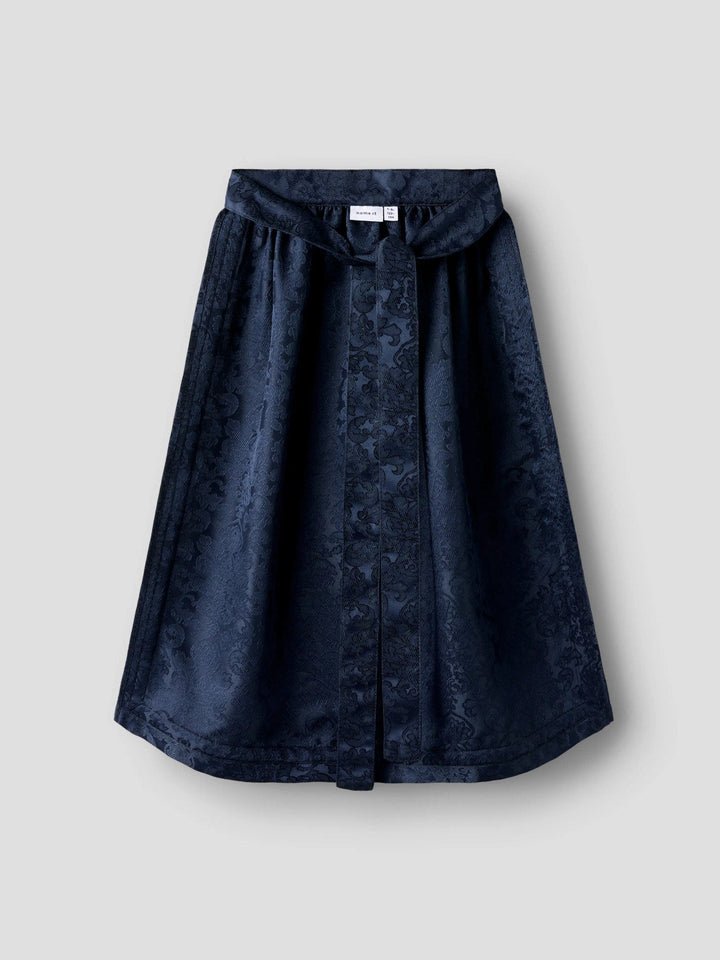 Name It Tetana Forkleskjørt Jacquard XXVI - Dark Sapphire for barn - Brobrobrille