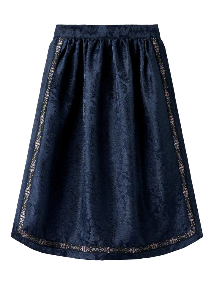 Name It Tetana Forkleskjørt Jacquard XXVI - Dark Sapphire for barn - Brobrobrille