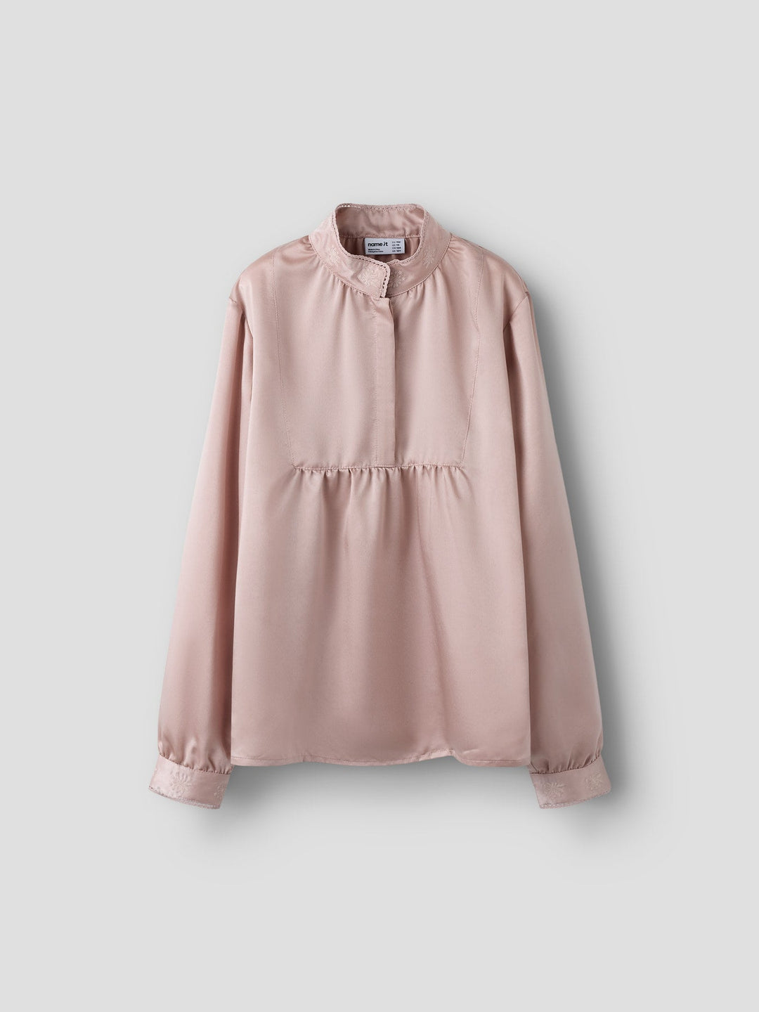 Name It Tetrine Skjorte XXVI til barn - Shadow Gray for barn - Brobrobrille