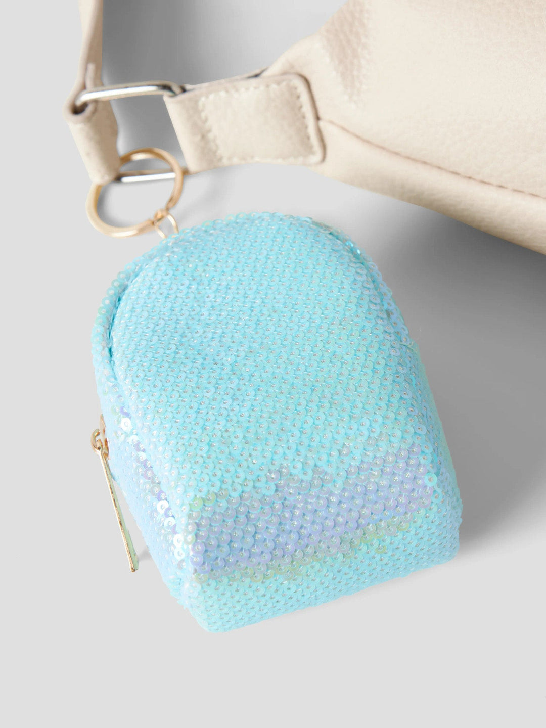 Name It Tona Nøkkelring Mini Ryggsekk - Blue Mist for barn - Brobrobrille