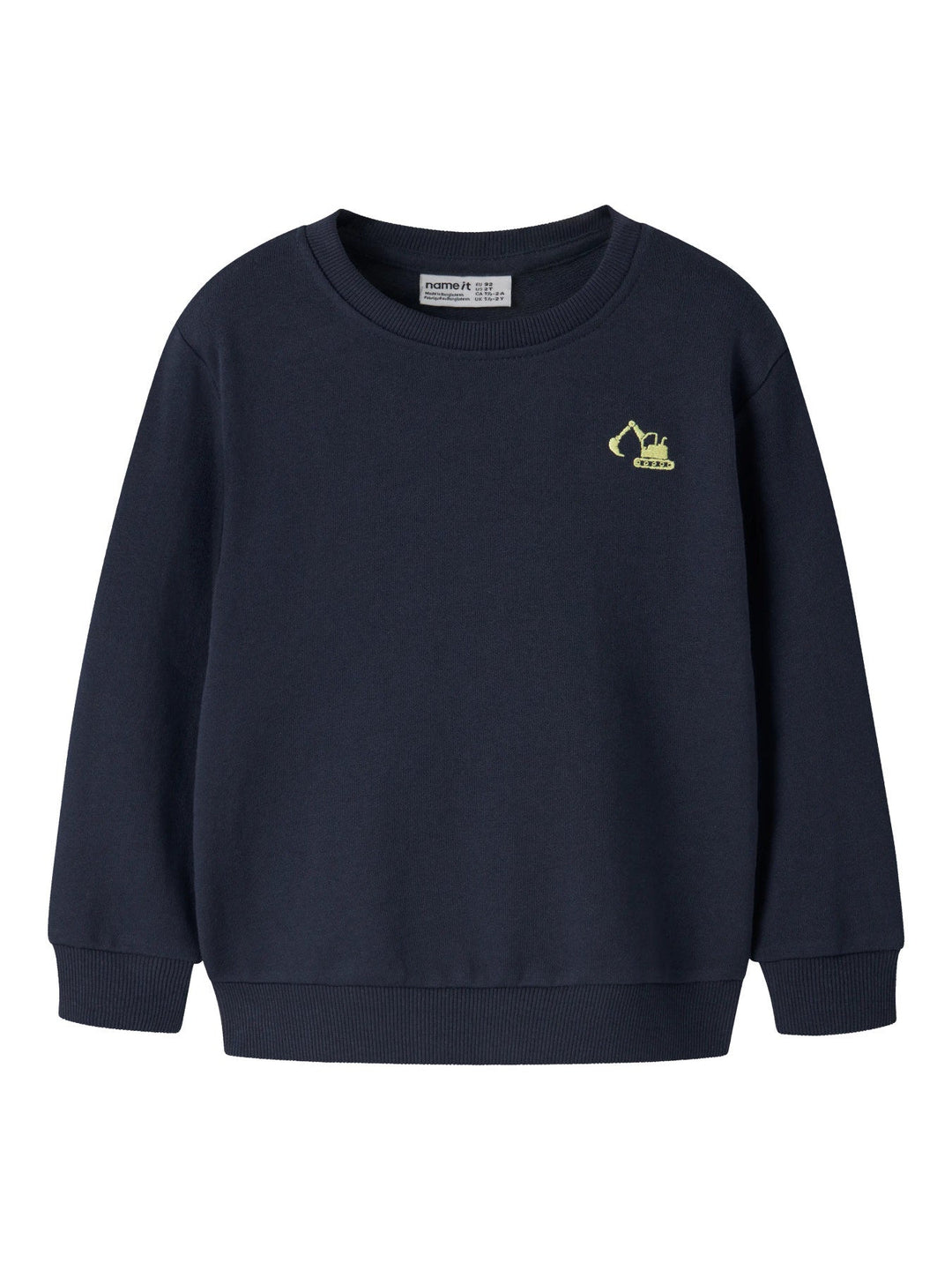 Name It Vallen Genser - Navy Blazer Excavator for barn - Brobrobrille