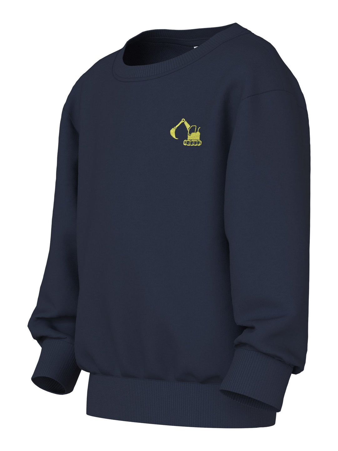 Name It Vallen Genser - Navy Blazer Excavator for barn - Brobrobrille