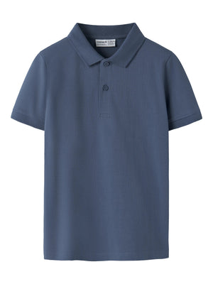 Name It Valukas Polo T - skjorte - Vintage Indigo for barn - Brobrobrille