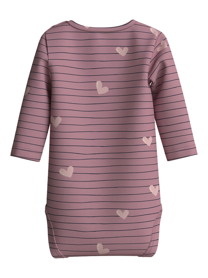 Name It Vandora Body - Lilas Hearts for barn - Brobrobrille
