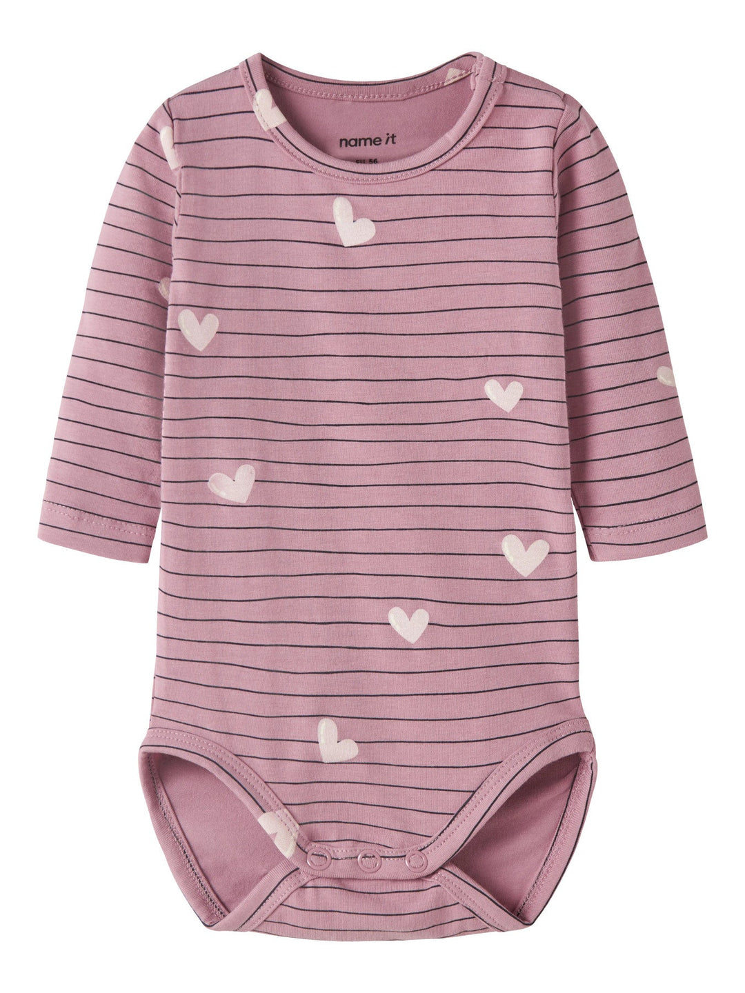 Name It Vandora Body - Lilas Hearts for barn - Brobrobrille