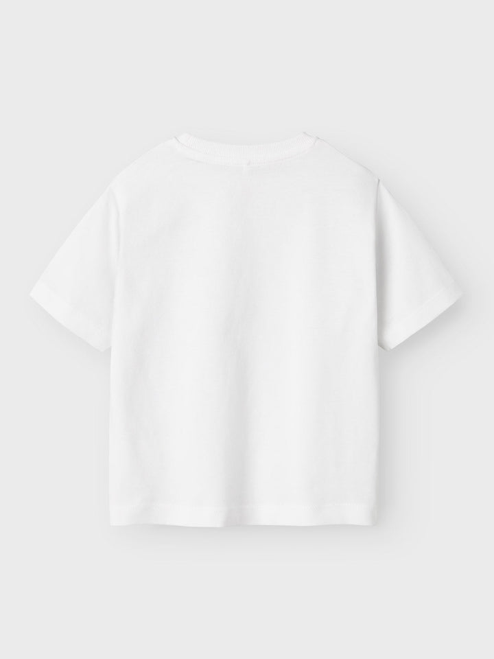 Name It Vobbo t - skjorte i bomull – Bright White for barn - Brobrobrille