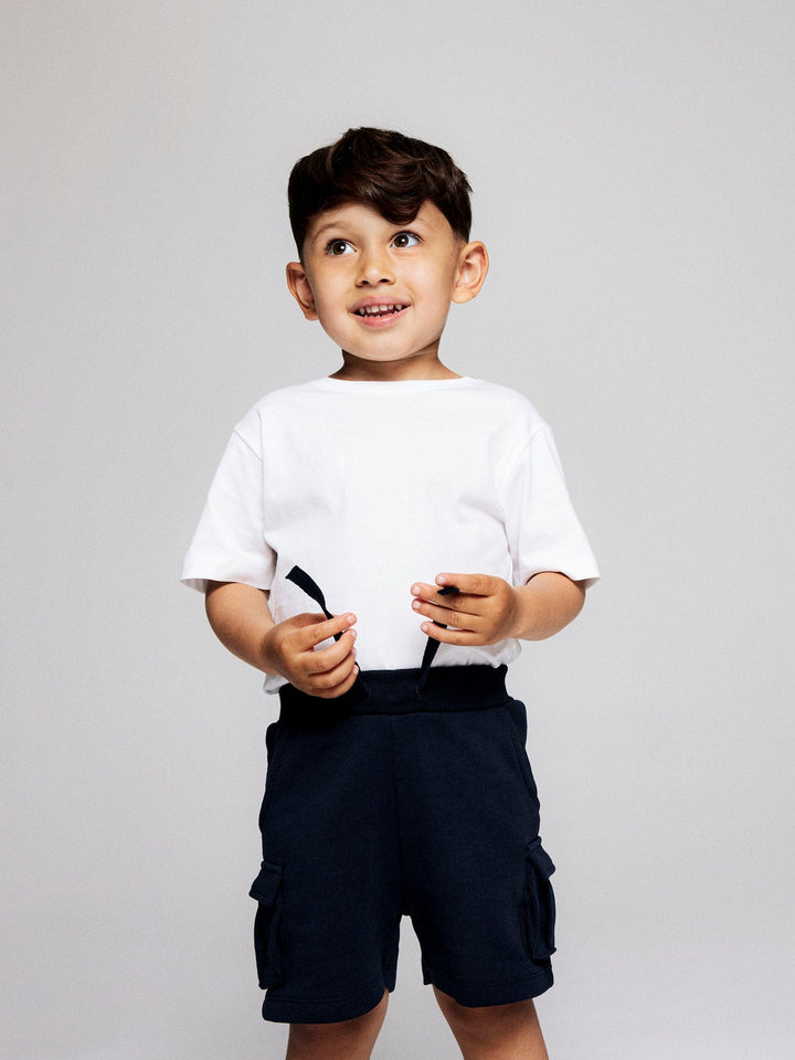 Name It Vobbo t - skjorte i bomull – Bright White for barn - Brobrobrille