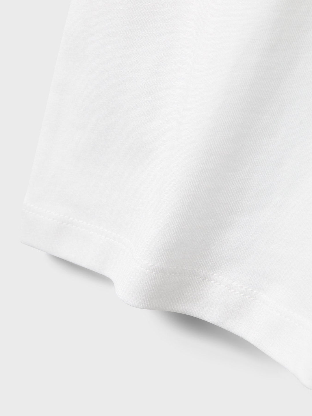 Name It Vobbo t - skjorte i bomull – Bright White for barn - Brobrobrille