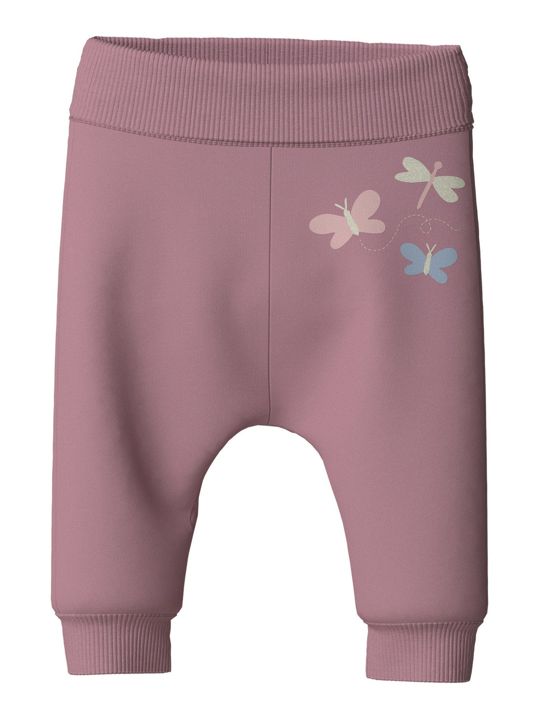 Name It Vrillie Sweatbukse - Lilas Butterflies for barn - Brobrobrille