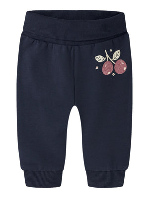 Name It Vrillie Sweatbukse - Navy Blazer Berries for barn - Brobrobrille