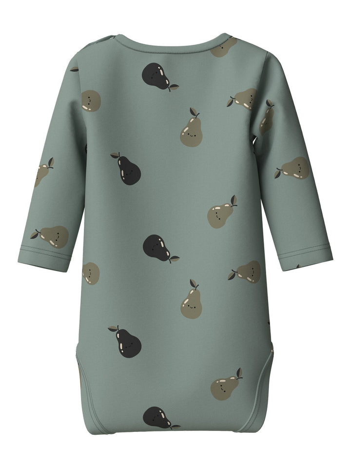 Name It Vroels Body - Green Milieu Pears for barn - Brobrobrille