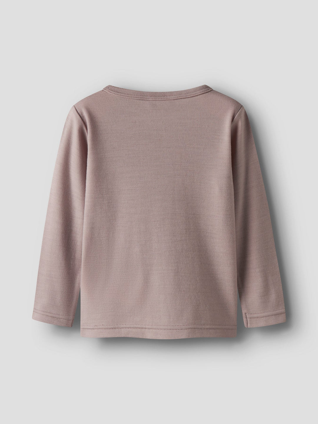 Name It Willitus Ull T - skjorte med lange ermer – Shadow Gray Deer for barn - Brobrobrille