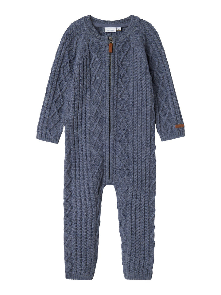 Name It Wrilla Ull Jumpsuit – Folkstone Gray for barn - Brobrobrille