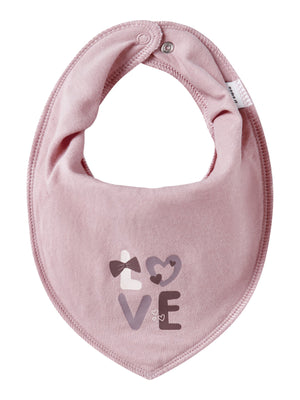Name It Yvette smekke (scarf bib) – Burnished Lilac Love for barn - Brobrobrille