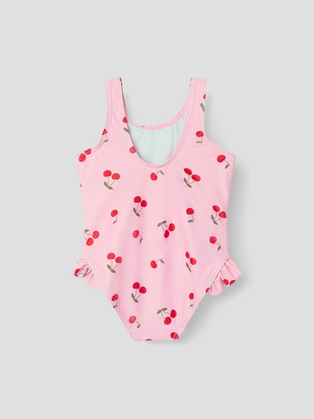 Name It Zanne badedrakt med volanger – Pink Frosting for barn - Brobrobrille