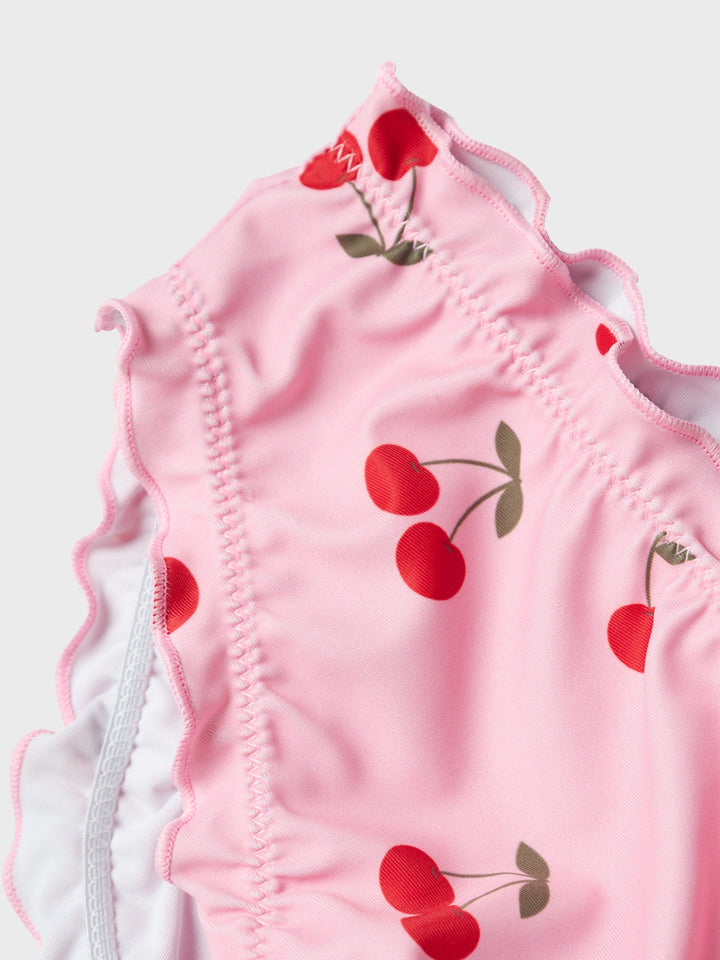 Name It Zanne bikini med sløyfedetalj – Pink Frosting for barn - Brobrobrille