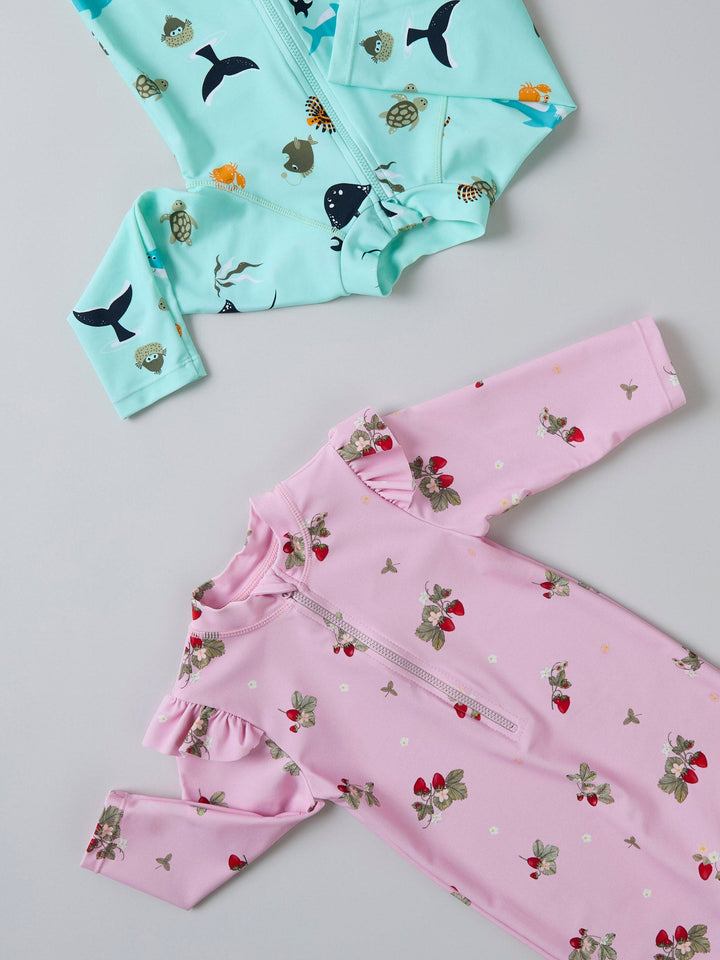 Name It Zila UV - drakt med 3/4 - ermer – Fragrant Lilac for barn - Brobrobrille