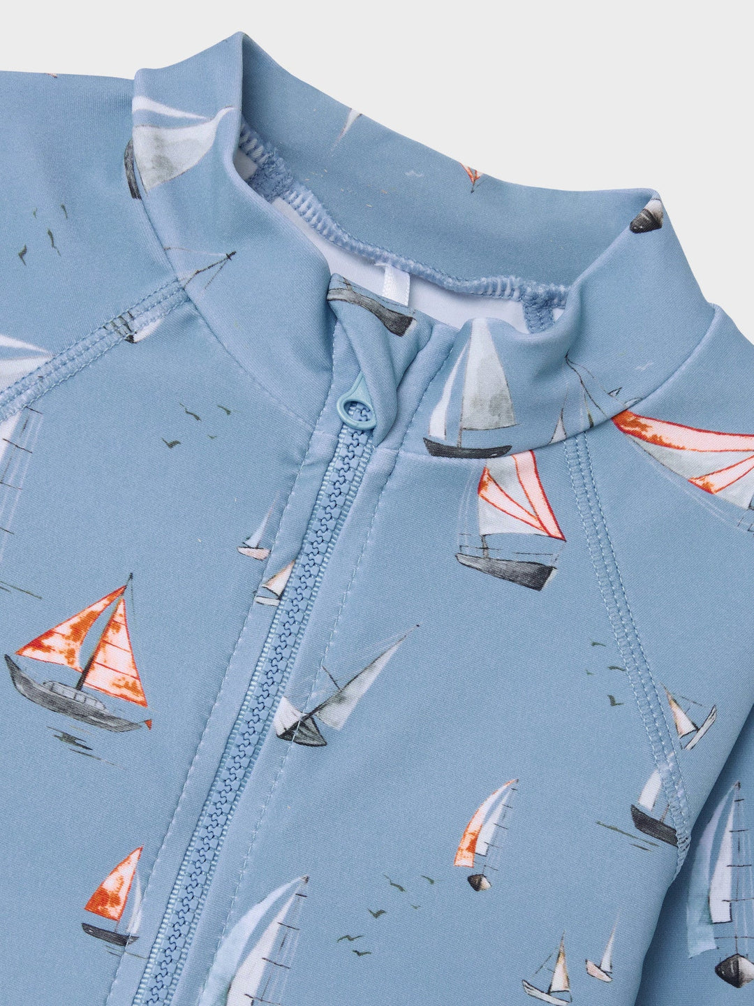 Name It Zilo UV - badedrakt 3/4 med trykk – Mountain Spring for barn - Brobrobrille