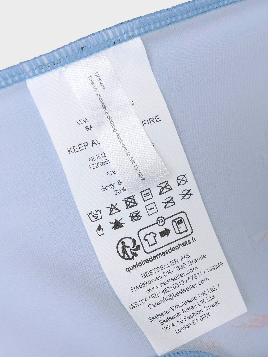 Name It Zilo UV - badedrakt 3/4 med trykk – Mountain Spring for barn - Brobrobrille