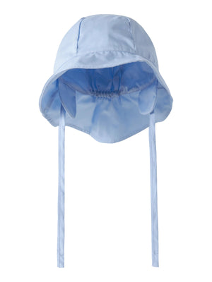 Name It Zilu UV Solhatt med Nakkebeskyttelse - Blue Fog for barn - Brobrobrille