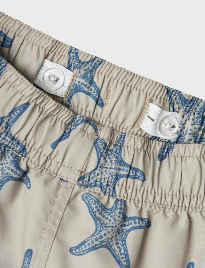 Name It Zimon badebukse i resirkulert polyester - Pure Cashmere for barn - Brobrobrille