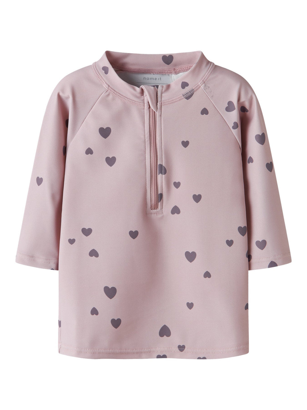 Name It Zippa UV Badetopp UPF 40+ - Burnished Lilac for barn - Brobrobrille