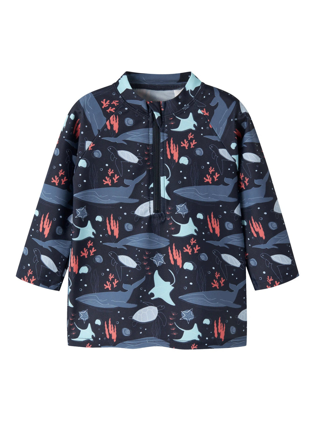 Name It Zippo UV Badetopp UPF 40+ - Navy Blazer for barn - Brobrobrille