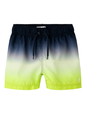 Name It Zoccas Badeshorts - Acid Lime for barn - Brobrobrille