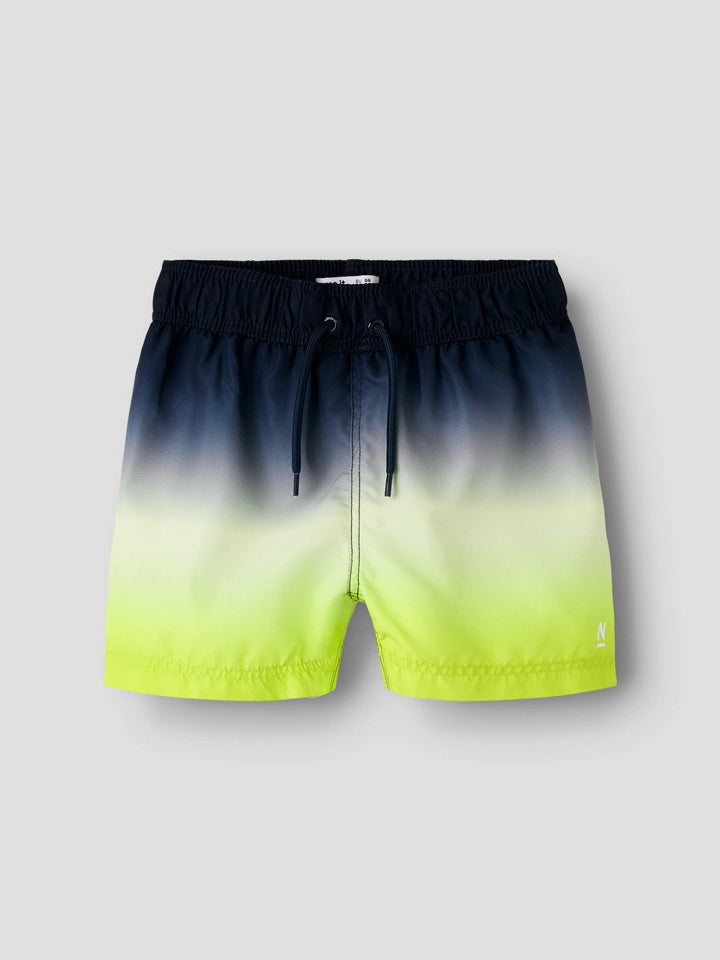 Name It Zoccas Badeshorts - Acid Lime for barn - Brobrobrille