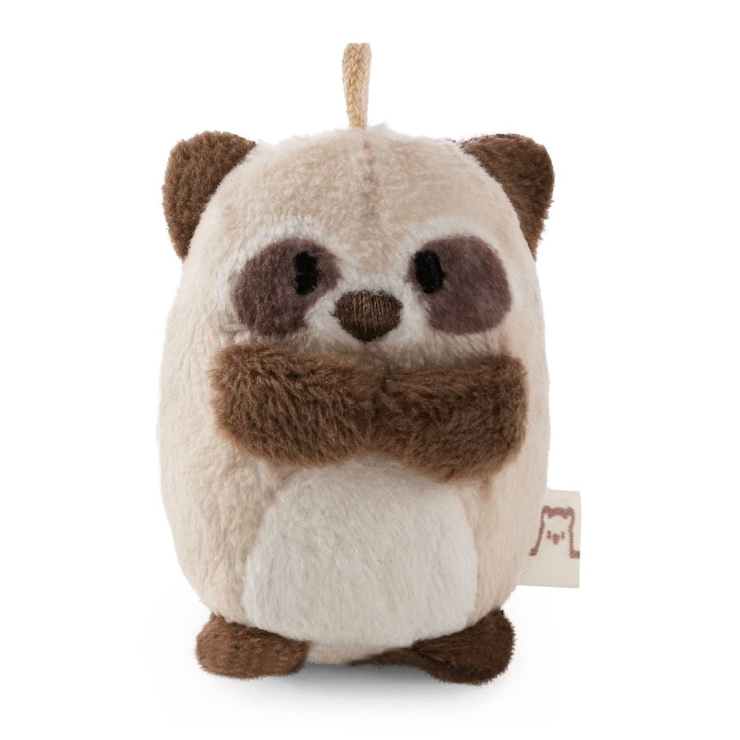 NICI MyMochi Loopies Plysj 5 cm – Vaskebjørn Rakuma for barn - Brobrobrille