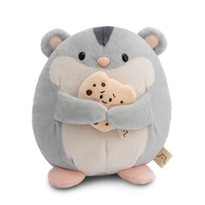NICI MyMochi Plysj 16 cm – Hamster Shai med Cookie for barn - Brobrobrille