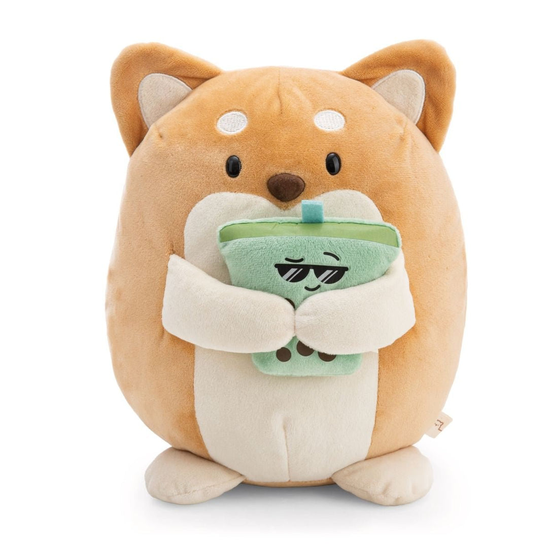 NICI MyMochi Plysj 27 cm – Hund Hiro Bubble Tea for barn - Brobrobrille