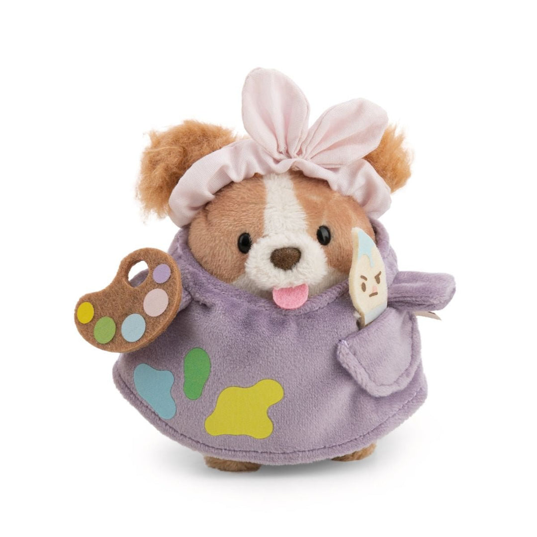 NICI MyMochi Plysj 8 cm - Brushy med Malerklær i Gaveeske for barn - Brobrobrille