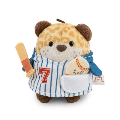 NICI MyMochi Plysj 8 cm - Ichiro med Baseballklær i Gaveeske for barn - Brobrobrille