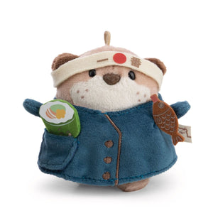 NICI MyMochi Plysj 8 cm - Jiro med Sushikokk - klær i Gaveeske for barn - Brobrobrille