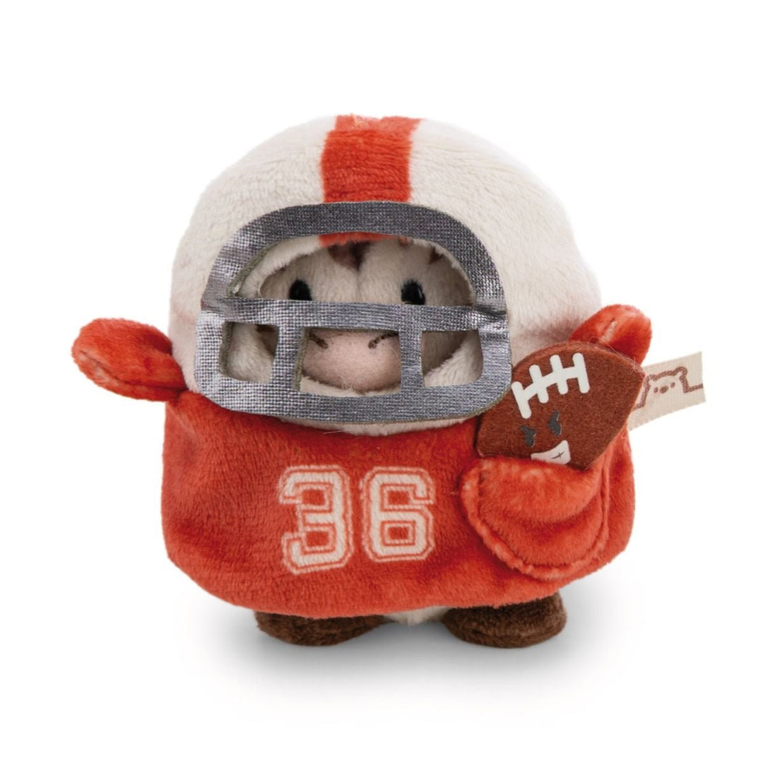 NICI MyMochi Plysj 8 cm - Stripy med Fotballklær i Gaveeske for barn - Brobrobrille
