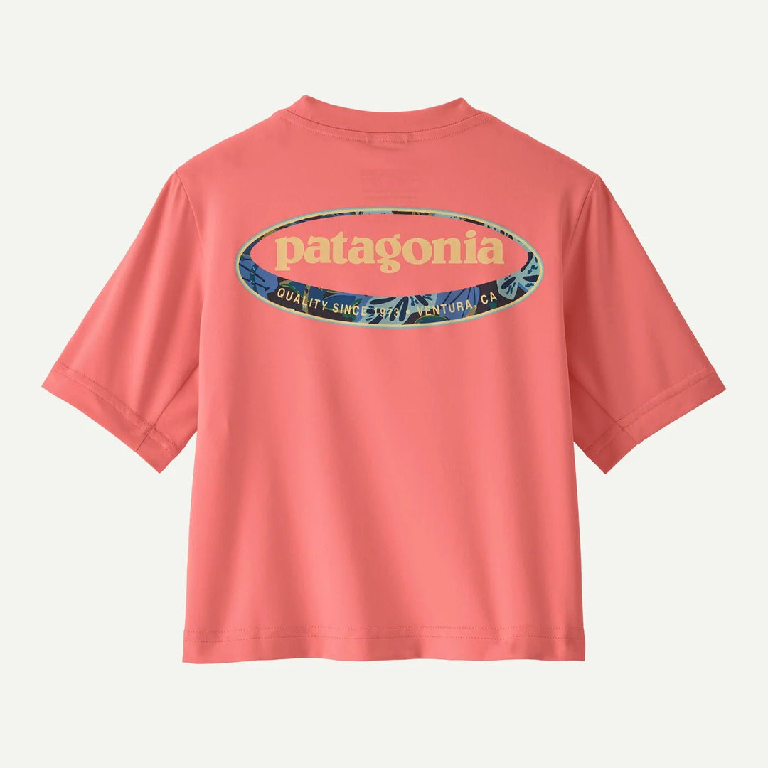 Patagonia Baby Cap SW T - skjorte - 95 Oval Logo Trop: Pkl Pink for barn - Brobrobrille