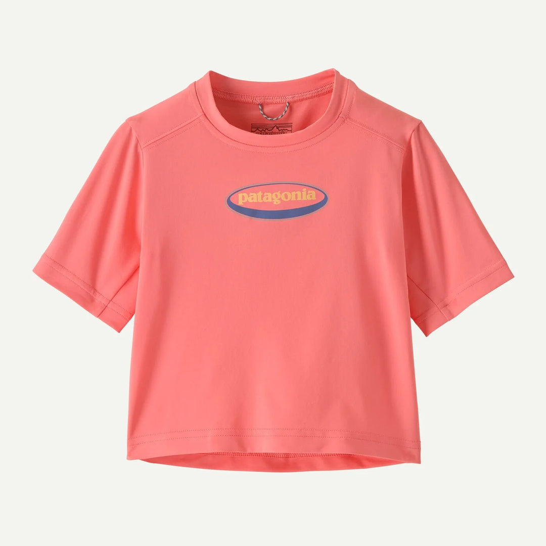 Patagonia Baby Cap SW T - skjorte - 95 Oval Logo Trop: Pkl Pink for barn - Brobrobrille