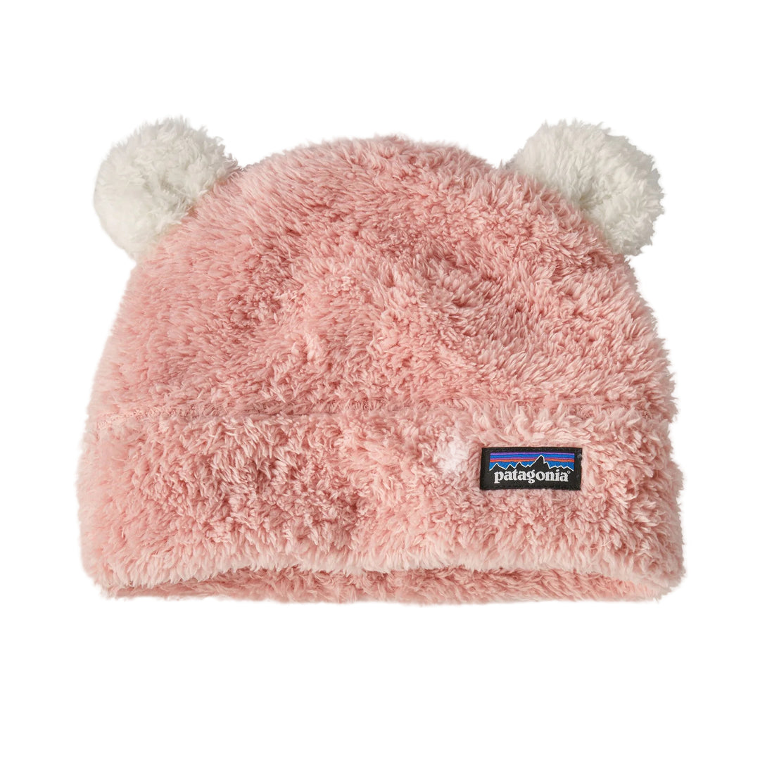 Patagonia Baby Furry Friends Fleece Hat lue for baby - Mallow Pink for barn - Brobrobrille